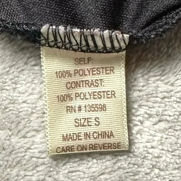 Liberty Love Midi Dress Size S Black Beige Chevron High Low Sleeveless Summer - Picture 9 of 11